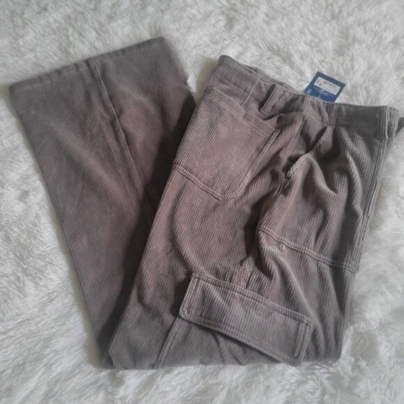 ARIZONA Low Rise Loose Fit Wide Leg Style Corduroy Cargo Pant-Juniors -6 - Picture 9 of 10